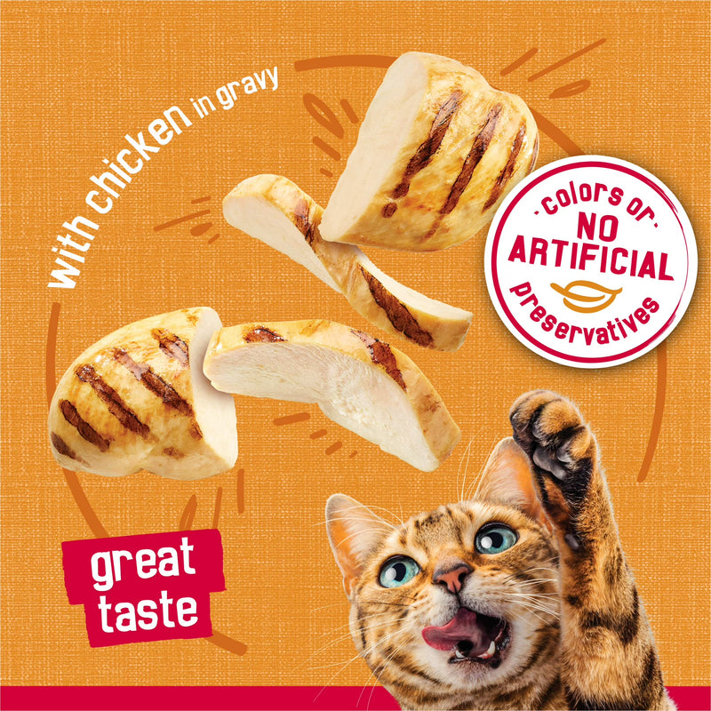 Purina Friskies Prime Filet, Chicken in Gravy, Wet Cat Food, 5.5 oz Can