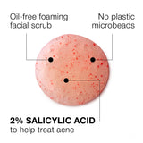 Neutrogena Oil-Free Pink Grapefruit Face Scrub, Salicylic Acid Acne Face Wash, 6.7 fl oz