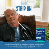 Breathe Right Nasal Strips, Clear Nasal Strips, Extra Strength, For Sensitive Skin, 26 Count