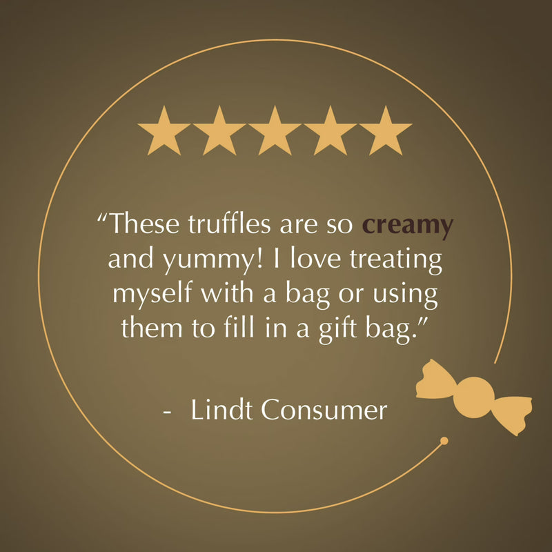 Lindt Lindor Assorted Chocolate Candy Truffles, 5.1 oz, Bag