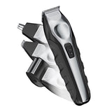 Wahl Lithium Ion All-in-One Beard Trimmer for Men - Black/ Silver Model 9888-600