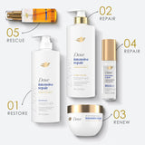 Dove Shampoo for Damaged Hair Intensive Repair with Bio-Protein Care Technology and Amino Serum, 28 fl oz