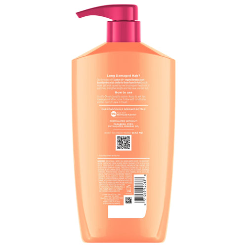 L'Oreal Paris Elvive Dream Lengths Restoring Shampoo, Pump, 28 fl oz