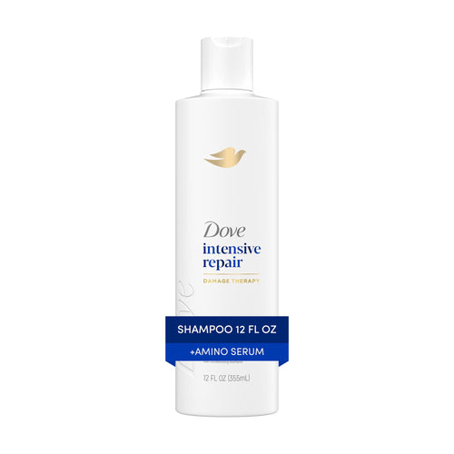 Dove Shampoo for Damaged Hair Intensive Repair with Bio-Protein Care Technology and Amino Serum, 12 Fl Oz