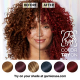 Garnier Nutrisse Ultra Nourishing Unisex Hair Color Highlights Creme, V2 Dark Intense Violet, 1 Kit