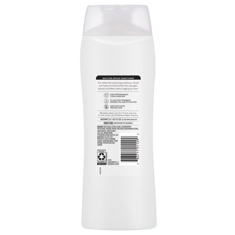 Suave Moisture Repair Sulfate-Free Conditioner with Hyaluronic Acid & Aloe Vera, 18 FL OZ