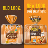 Nature's Own Perfectly Crafted Brioche Style Hot Dog Rolls, Non-GMO Hot Dog Buns, 8 Count