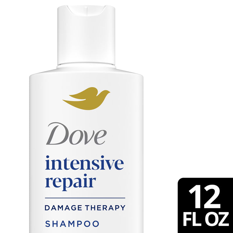Dove Shampoo for Damaged Hair Intensive Repair with Bio-Protein Care Technology and Amino Serum, 12 Fl Oz