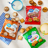 Great Value Mini Alphabet, Chippers & Oatmeal Cookies Variety Pack, 1 oz, 30 Snack Packs