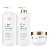 Dove Conditioner for Dry Hair Daily Moisture with Bio-Protein Care Technology and Hyaluronic Serum, 28 Fl Oz