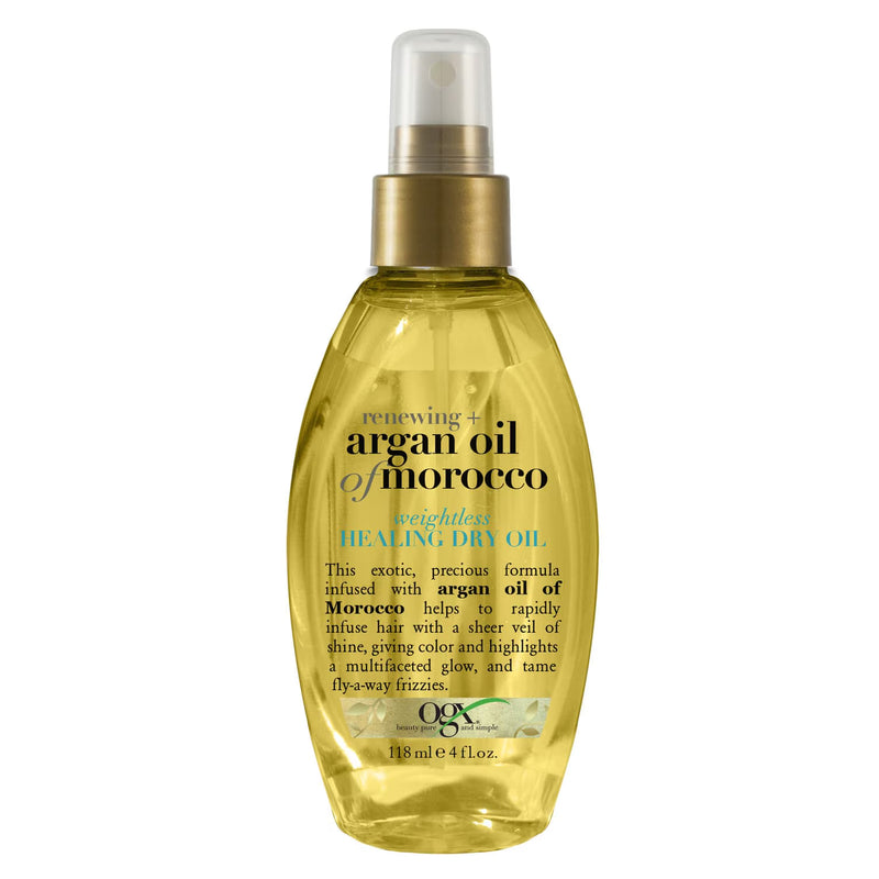OGX Renewing + Argan Oil of Morocco Weightless Healing Dry Spray for Split Ends, 4 fl oz