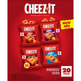 Cheez-It Variety Pack Baked Snack Crackers, Lunch Snacks, 20 Count