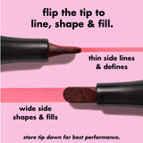 e.l.f. Main Stain Lip Marker, Rose Macaron, 0.034 fl oz