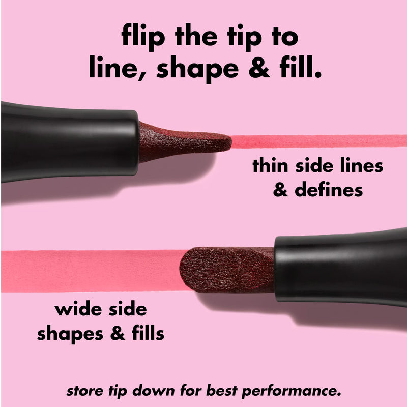 e.l.f. Main Stain Lip Marker, Rose Macaron, 0.034 fl oz