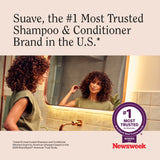Suave Keratin Infusion Smoothing Conditioner For Frizzy Hair, 48HR Frizz Control, 12.6 FL OZ