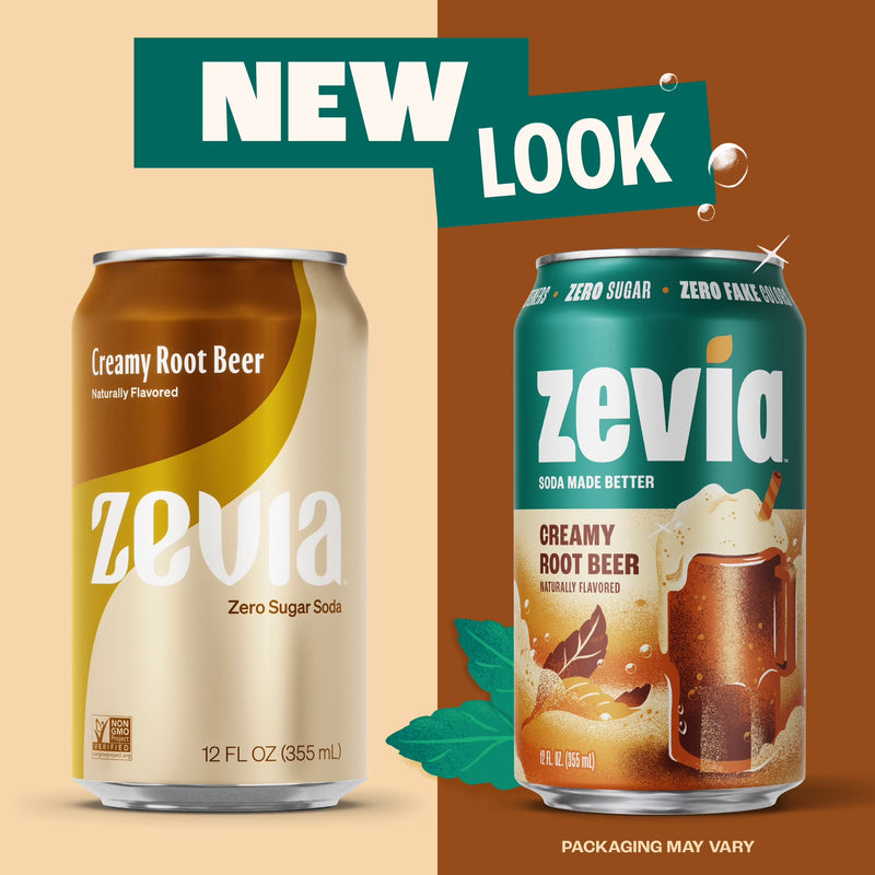 Zevia Zero Sugar, 0 Calorie Variety Soda, 12 fl oz, 8 Pack Cans