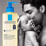 La Roche-Posay Lipikar AP+ Gentle Foaming Cleansing Oil Body Wash for Eczema & Sensitive Skin, 13.52 fl oz