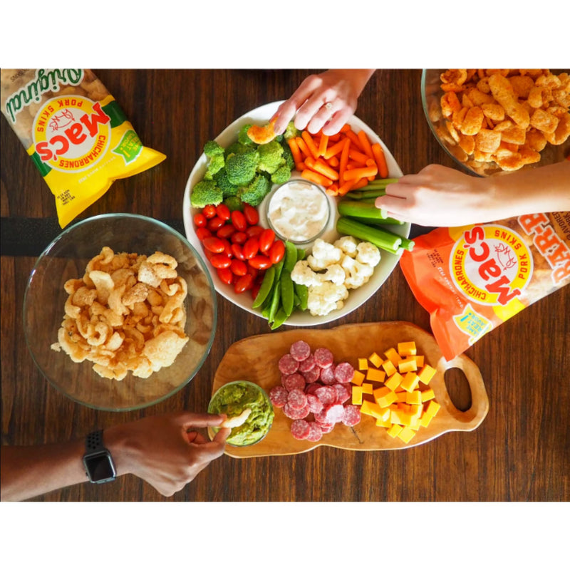 Mac's Original Chicharrones Pork Rinds, Pork Skins, 4 oz Bag