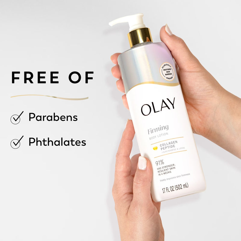 Olay Firming Body Lotion, Hydrating, Collagen, Pump 17 fl oz
