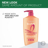 L'Oreal Paris Elvive Dream Lengths Restoring Shampoo, Pump, 28 fl oz