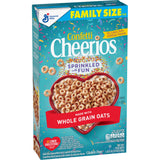 Cheerios Confetti Breakfast Cereal, Gluten Free, Made with Whole Grain, Family Size, 19 oz