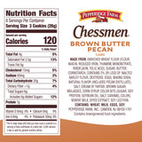 Pepperidge Farm Chessmen Brown Butter Pecan Flavored Cookies, 7.25 oz Bag