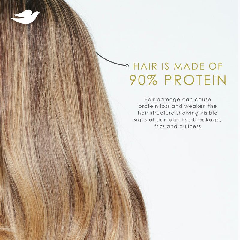 Dove Shampoo & Conditioner Set for Women Bond Strength with Peptide Complex, 12 Fl oz 2 Count Squeeze Bottles