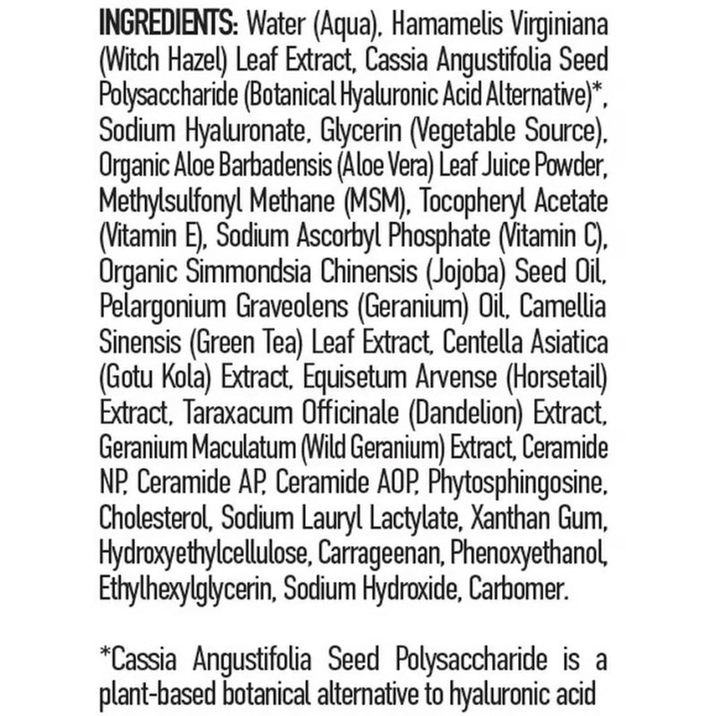 TruSkin Hyaluronic Acid Face Serum, Dual-Action Hydration with Ceramides & Aloe, 1 fl oz