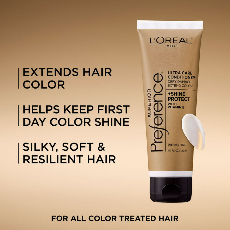 L'Oreal Paris Superior Preference - Hair Color Shine Protect Care Conditioner, 4 fl oz