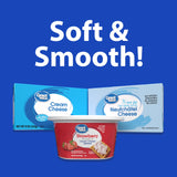 Great Value Cream Cheese Brick, 8 oz Block, 2 Pack