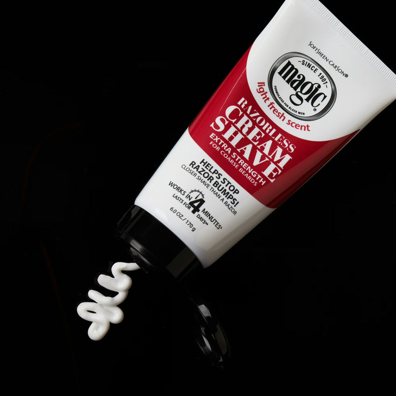 Softsheen-Carson Magic Shave Hair Removal Cream for Men, Extra Strength Depilatory Cream, 6 oz