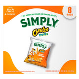 Cheetos Simply Puffs Cheese White Cheddar Flavored Snacks, 8 Count
