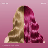 Splat Midnight Magenta Hair Dye Kit, Semi-Permanent Dark Pink Hair Color for Brunettes, Vegan