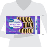 Great Value Duplex Sandwich Crème Cookies, 25 oz