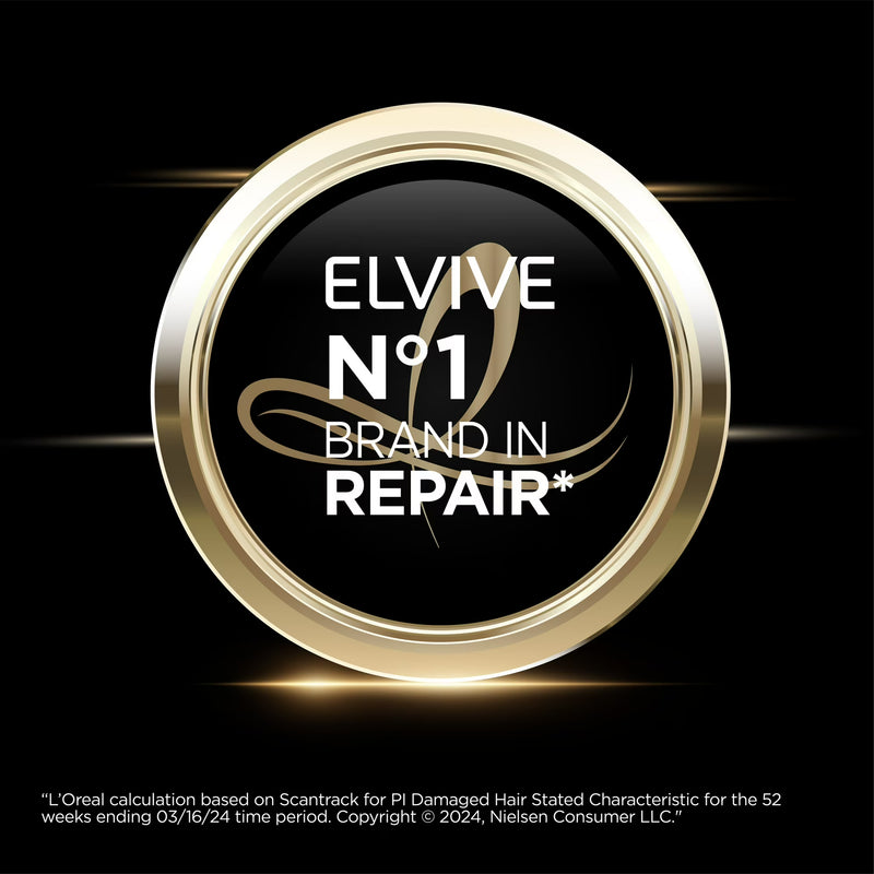 L'Oreal Paris Elvive Total Repair Squeeze Leave in Conditioner, Damaged Hair, Protein, 5.1 fl oz