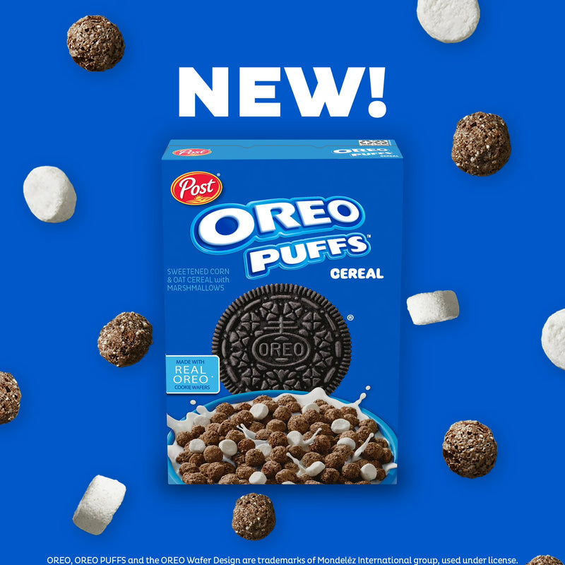 Post OREO PUFFS™ Cereal, Crunchy 16.5 oz box