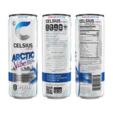CELSIUS Sparkling Arctic Vibe, Functional Energy Drink 12 fl oz (Pack of 12)