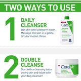 CeraVe Hydrating Facial Cleanser for Normal to Dry Skin, Daily Face Wash for Dryness, 16 fl oz