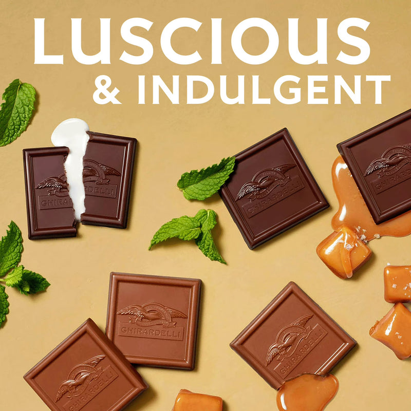 GHIRARDELLI Premium Chocolate Assortment SQUARES, 12.5 oz Bag