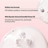 Suave Hydra Gloss Sulfate Free Shampoo with Glycolic Acid & Camellia Flower Oil, 18 fl oz