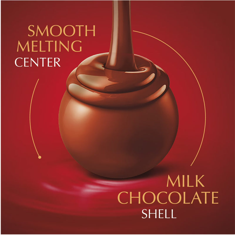 Lindt LINDOR Milk Chocolate Candy, 5.1 oz Bag