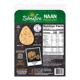 Stonefire® Roasted Garlic Naan Bread, Soft Authentic Flatbread for Dipping & Pizza, 8.8 oz, 2 Count