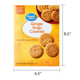 Great Value Baked Ginger Snap Cookies, 16 oz