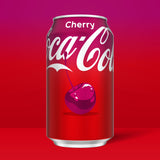 Coca-Cola Cherry Soda Pop Cans, 12 fl oz, 24 Pack