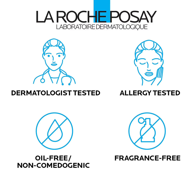 La Roche-Posay Toleriane Hydrating Gentle Face Cleanser, Daily Face Wash for Dry Sensitive Skin, 13.52