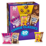 Assorted Cookie Classics Variety Pack - Mother’s Circus, Keebler Fudge Stripes & Famous Amos, 20 Pouch Box, 20 oz