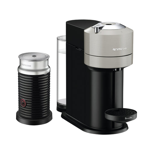 Vertuo Next Coffee and Espresso Maker in Light Gray plus Aeroccino3 Milk Frother in Black, BNV550GRY1BUC1