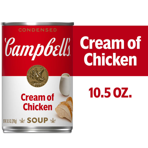 Campbell's Condensed Cream of Chicken Soup, 10.5 oz Can