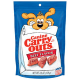 Canine Carry Outs Beef Flavor Dog Treats, 4.5 Ounce Bag
