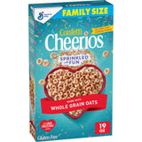 Cheerios Confetti Breakfast Cereal, Gluten Free, Made with Whole Grain, Family Size, 19 oz